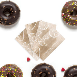 Visita Tarjeta de presentación para panadería elegante de