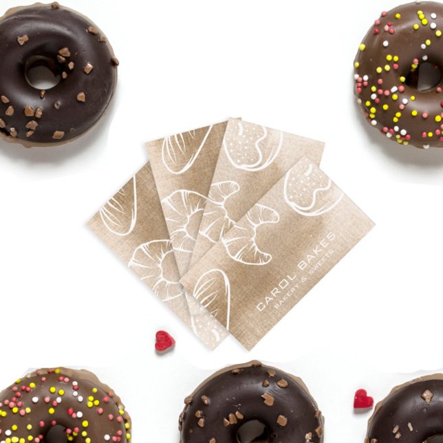 Visita Tarjeta de presentación para panadería elegante de (Subido por el creador)