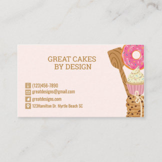 Visita Tarjeta de presentación para pastelería Pastry Che