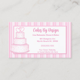 Visita Tarjeta de presentación para pasteles bodas