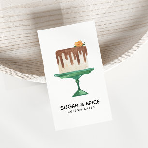 Visita Tarjeta de presentación para pasteles y panaderías