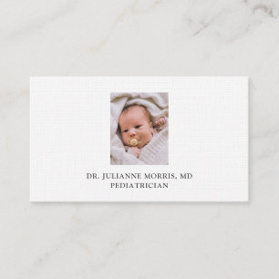 Visita Tarjeta de presentación para pediatras