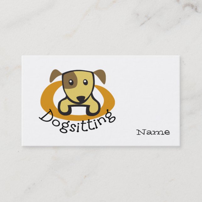 Visita Tarjeta de presentación para perros (Anverso)