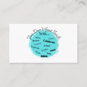 Visita Tarjeta de presentación para profesores