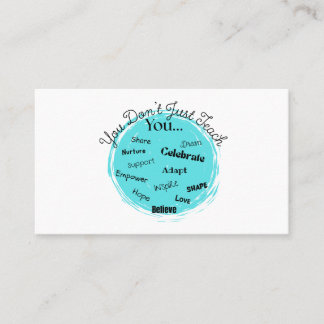 Visita Tarjeta de presentación para profesores