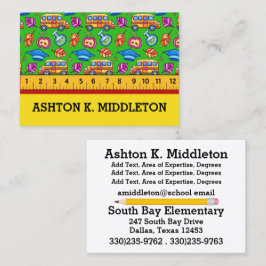 Visita Tarjeta de presentación para profesores