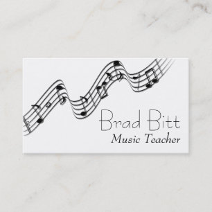 Visita Tarjeta de presentación para profesores de música