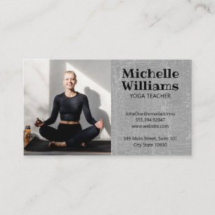 Visita Tarjeta de presentación para profesores de yoga
