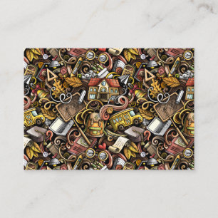 Visita Tarjeta de presentación para profesores/educación