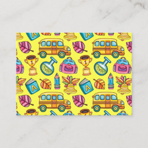 Visita Tarjeta de presentación para profesores/educación