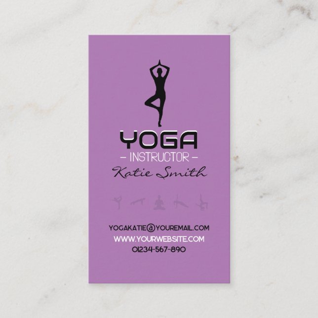 Visita Tarjeta de presentación para profesores/instructor (Anverso)