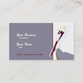 Visita Tarjeta de presentación para retrato pelicano