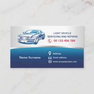 Visita Tarjeta de presentación para servicios de automóvi