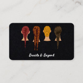 Visita Tarjeta de presentación para trenzado de pelo