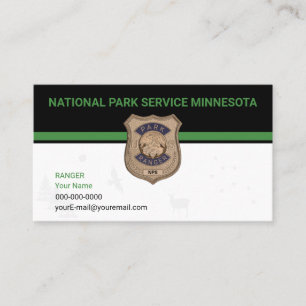 Visita Tarjeta de presentación Park Ranger