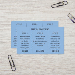 Visita Tarjeta de presentación Pasos 1-2-3