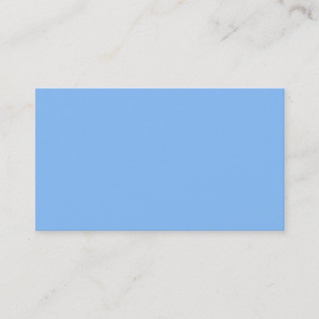 Visita Tarjeta de presentación Pastel Baby Blue (Anverso)
