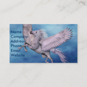 Visita Tarjeta de presentación Pegasus blanca