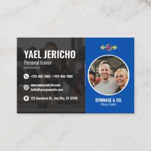 Visita Tarjeta de presentación personal de entrenador ele