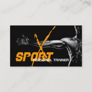 Visita Tarjeta de presentación personal Fitness Sport