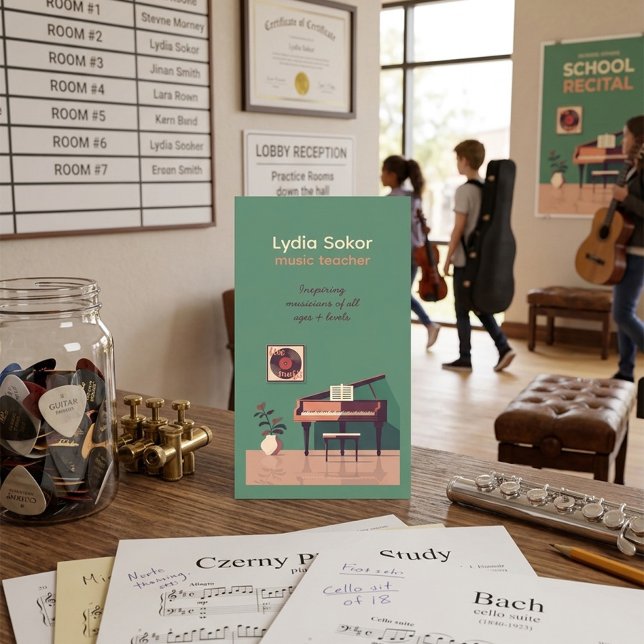 Visita Tarjeta de presentación personalizable de profesor (Subido por el creador)