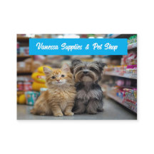 Tarjeta de presentación personalizable para tienda