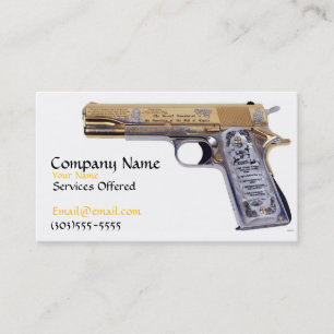 Visita Tarjeta de presentación personalizada 1911