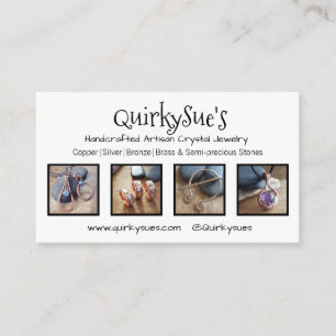 Visita Tarjeta de presentación personalizada con 4 fotos