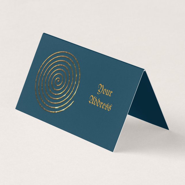 Visita Tarjeta de presentación personalizada con símbolo  (Anverso)