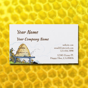 Visita Tarjeta de presentación personalizada de abejas de