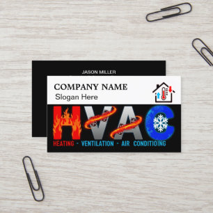 Visita Tarjeta de presentación personalizada de HVAC con