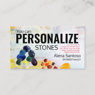 Visita Tarjeta de presentación personalizada de Stones