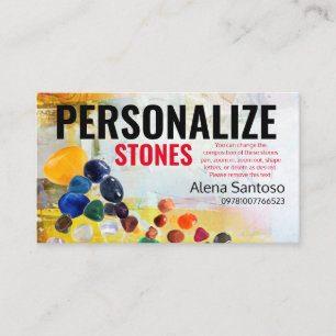 Visita Tarjeta de presentación personalizada de Stones