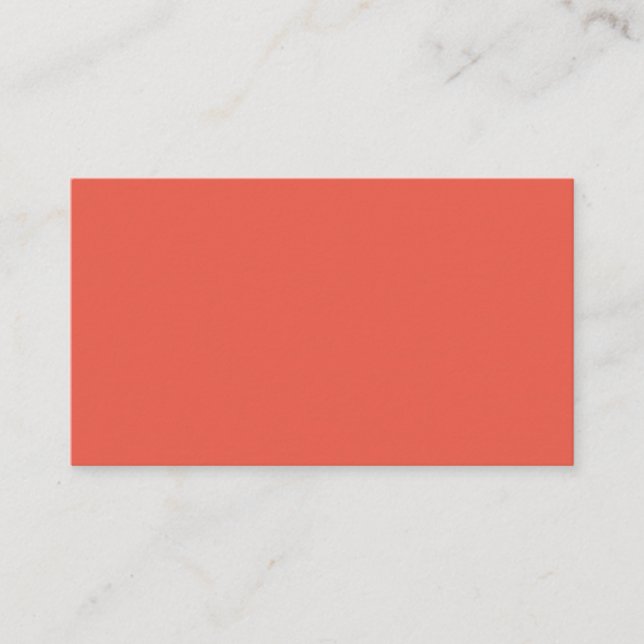 Visita Tarjeta de presentación personalizada Fire Opal (Anverso)