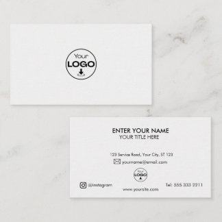 Visita Tarjeta de Presentación Personalizada | Iconos de 
