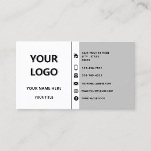 Visita Tarjeta de presentación personalizada Información 