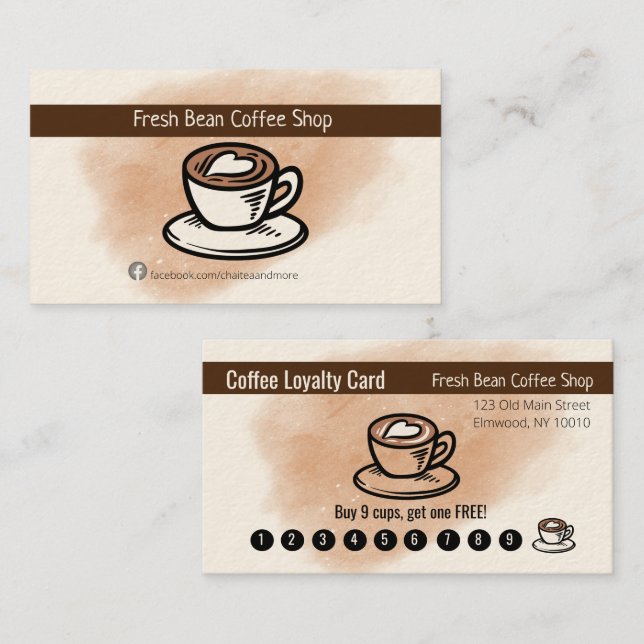 Visita Tarjeta de presentación personalizada para la pequ (Anverso / Reverso)
