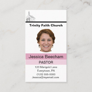 Visita Tarjeta de Presentación Personalizada para Pastora