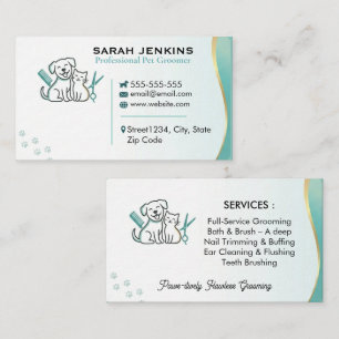 Visita Tarjeta de presentación personalizada para peluque