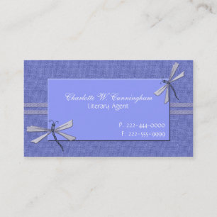 Visita Tarjeta de presentación Personalizado Periwinkle 