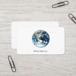Visita Tarjeta de presentación Planeta Tierra