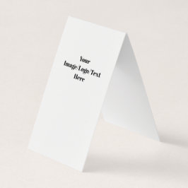 Visita Tarjeta de presentación plegada plegada de carpa v