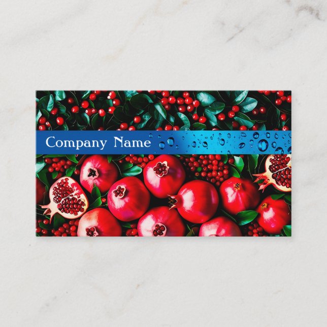 Visita Tarjeta de presentación - Pomegranato (Anverso)