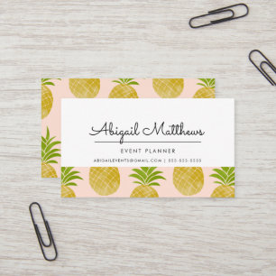 Visita Tarjeta de presentación Posne Pineapple