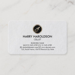 Visita Tarjeta de presentación Premium Cello Icon