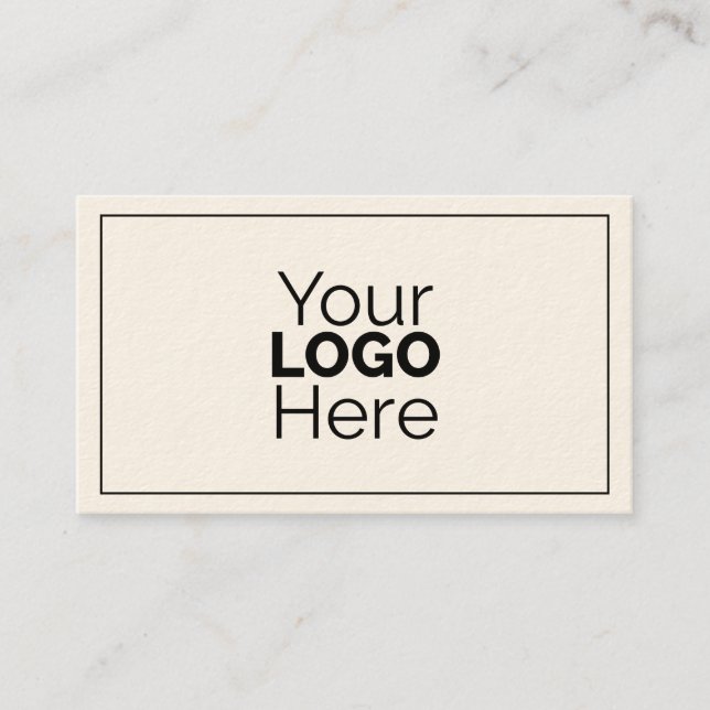 Visita Tarjeta de presentación Premium Eggshell Personali (Anverso)