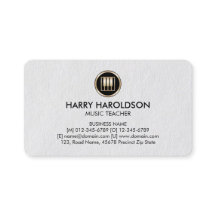 Tarjeta de presentación Premium para profesores de