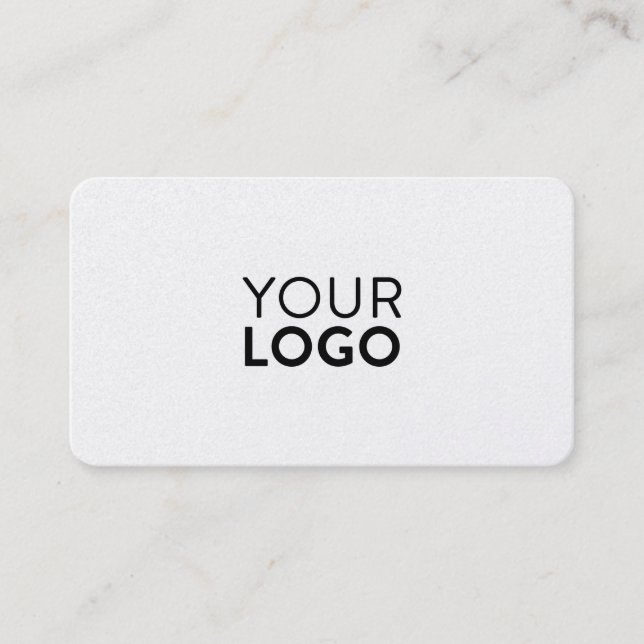 Visita Tarjeta de presentación Premium Rounded Pearl (Anverso)