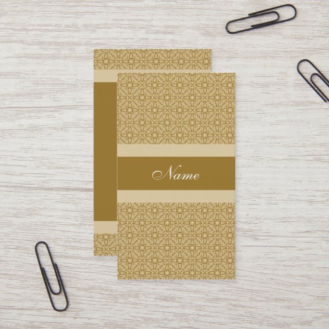 Visita Tarjeta de presentación Pro Elegance, Beige (Anverso/Reverso In Situ)