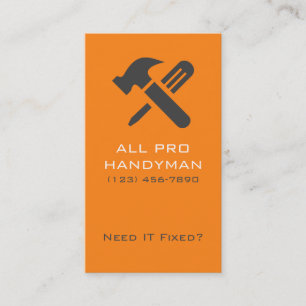 Visita Tarjeta de presentación Pro Handyman